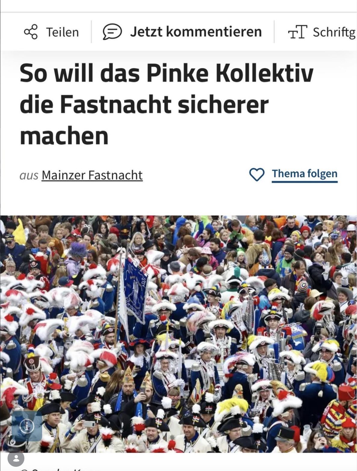 Februar – Pinke Fastnacht