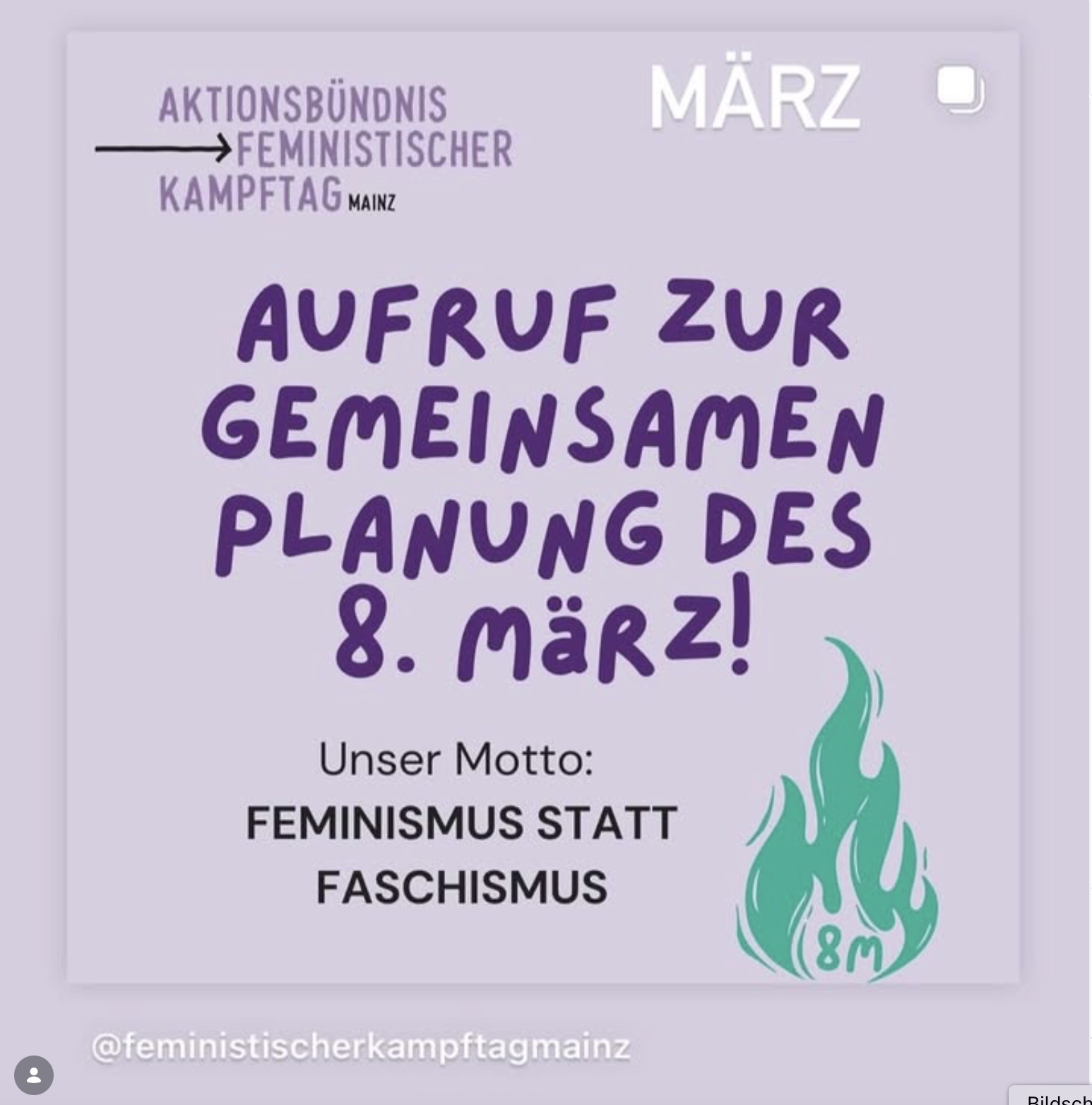 März – Feministischer Kampftag